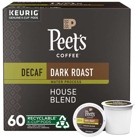 peet's decaf pods|peet's k cups decaf.